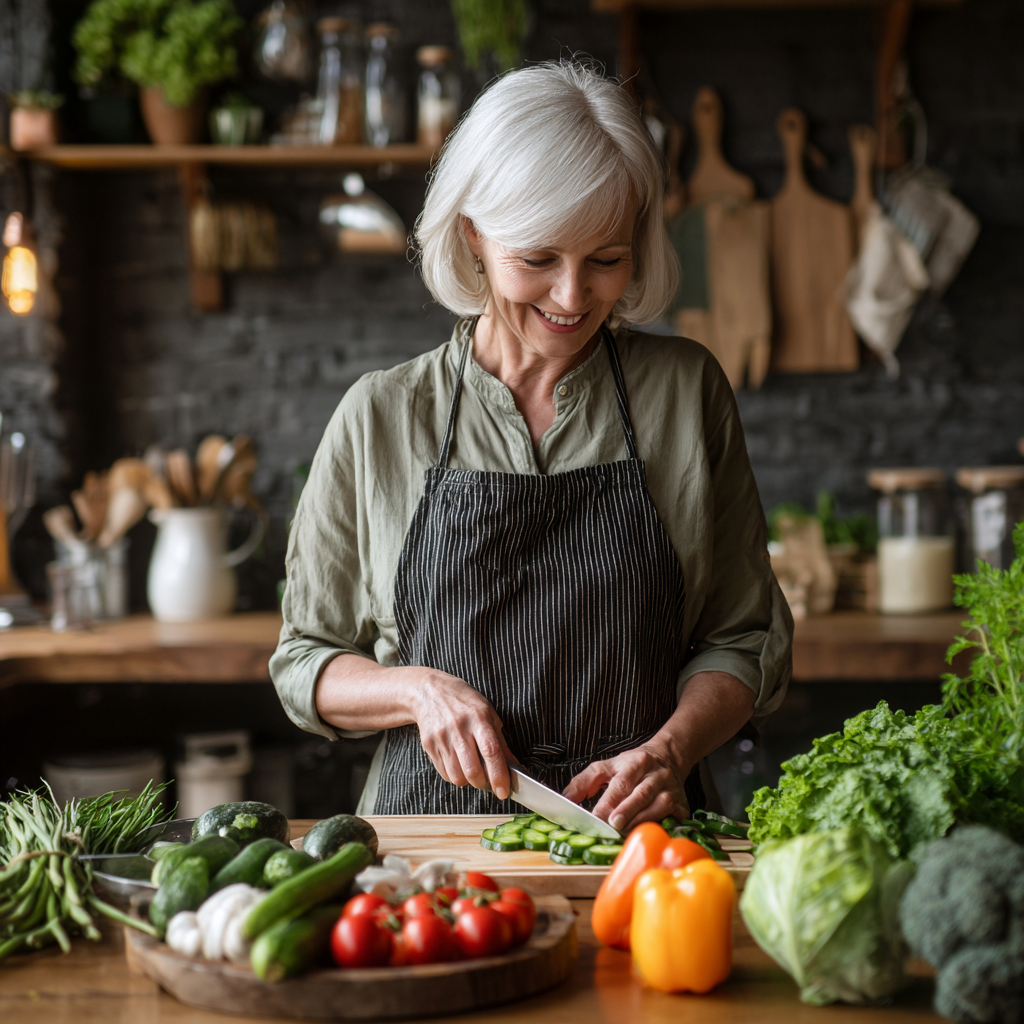 54 years old Nutrition specialist from kruphandel team working on personalized meal plans